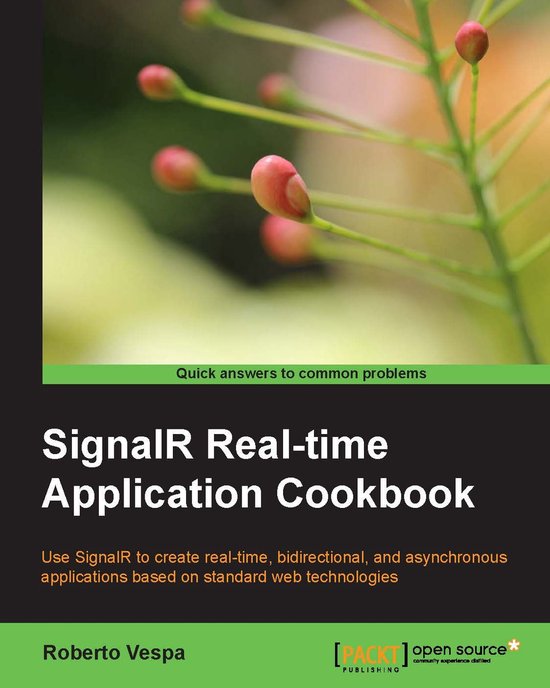 Signalr Real-Time Application Cookbook - cover