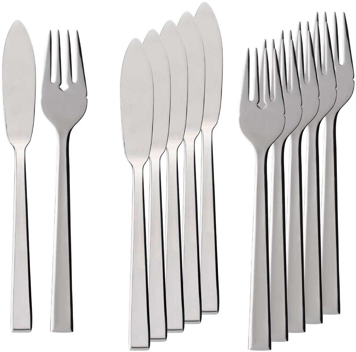 Fischbesteck Victor Set van 6