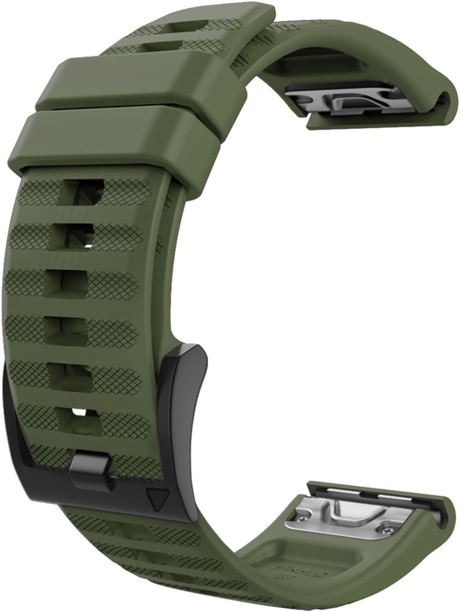 Verstelbare 22mm Siliconen Horlogeband voor Garmin Fenix 7-6-5-Forerunner 945-935 en Instinct, Snelle Bevestiging en Comfortabel Ontwerp