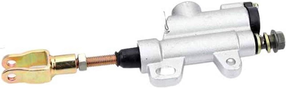 Achter Hydraulische Hoofdremcilinder - Geschikt voor PIT Crossmotor en ATV - Zilverkleurig - 10mm Banjo Bout