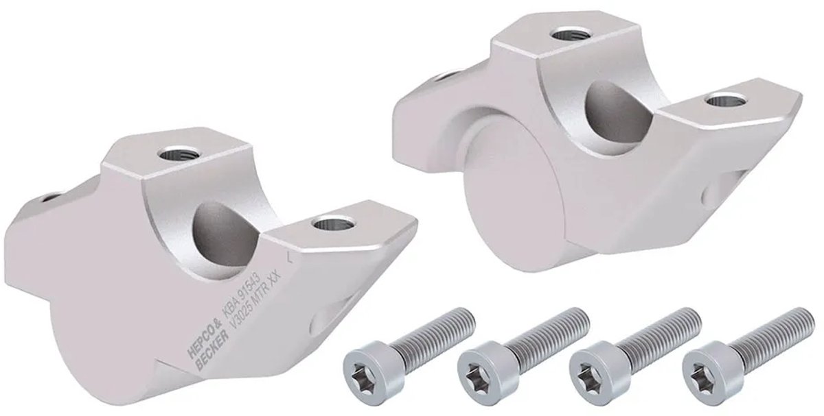 Hepco Becker Bmw F 900 Gs 24-25 Stuurverhoger Zilver