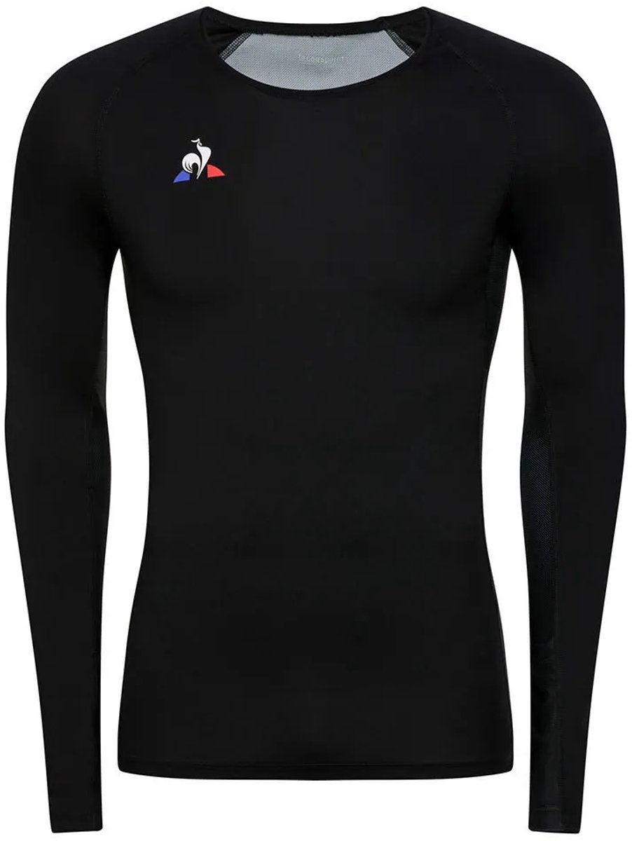 Le Coq Sportif Training Foosmartlayer T-shirt Met Lange Mouwen Zwart L Man