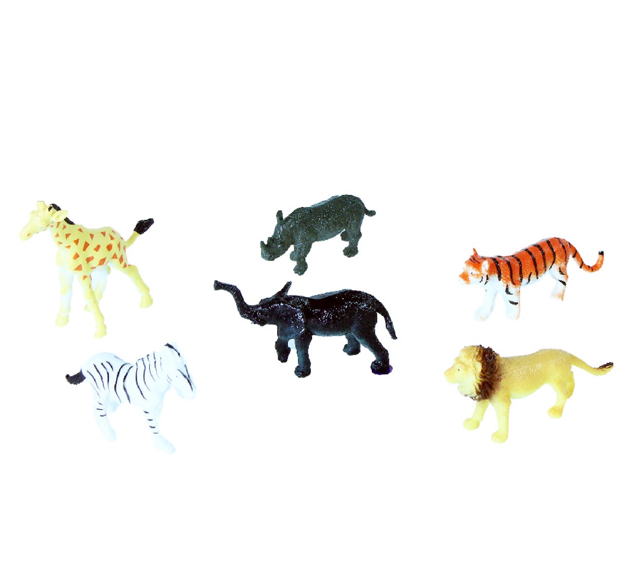 Wilde dieren 6 stuks per verpakking - UNI