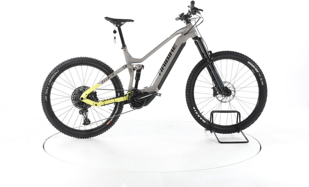 Haibike AllMtn 2 Elektrische full-suspension mountainbike Yamaha Accu 720Wh beige