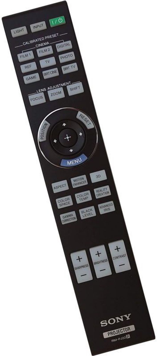 Afstandsbediening geschikt voor de SONY VPL-HW50ES/B beamer, vervangt RM-PJ23 / 1-490-691-11 / 149069111
