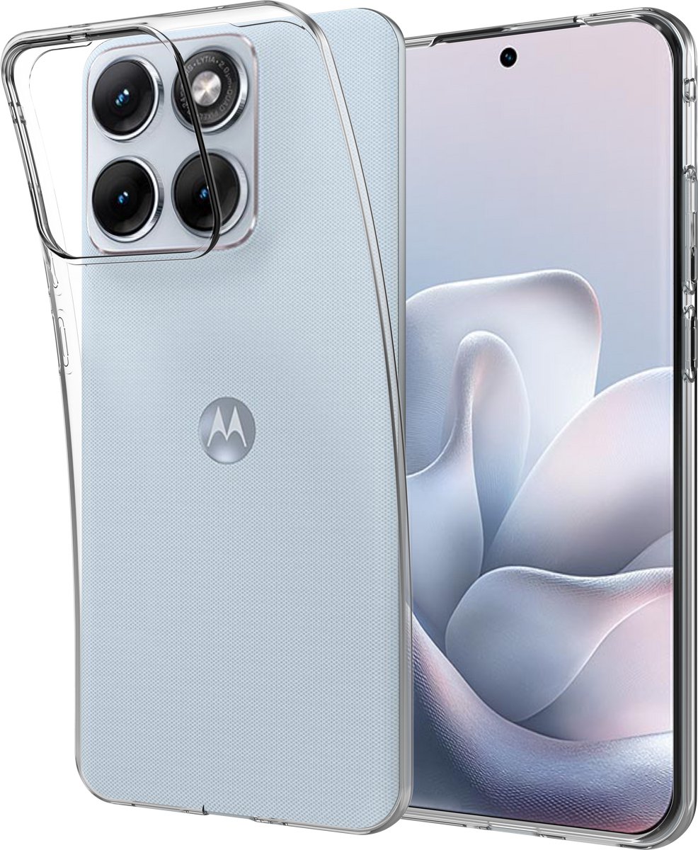 Just in Case hoesje geschikt voor Motorola Edge 70 Fusion Hoesje Siliconen - Flexibele Case - Transparant