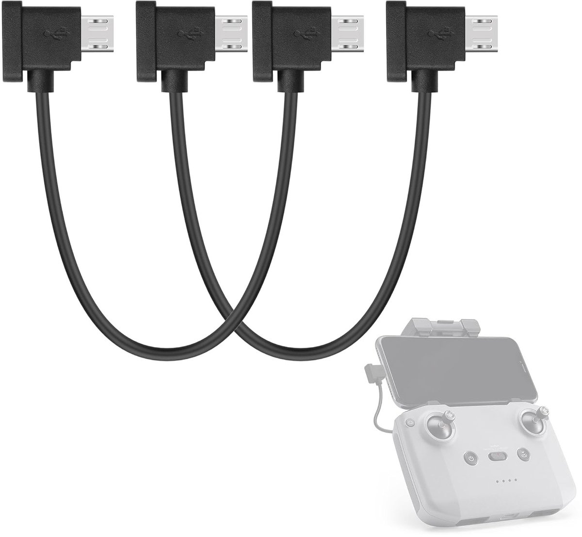USB-C OTG RC Kabel 30cm voor RC-N3/N2/N1/N1C - Drone Accessoires voor DJI Mini 2, Mavic 3 en Air 2S - Type C naar Type C Verbinding voor Afstandsbediening – foto 2