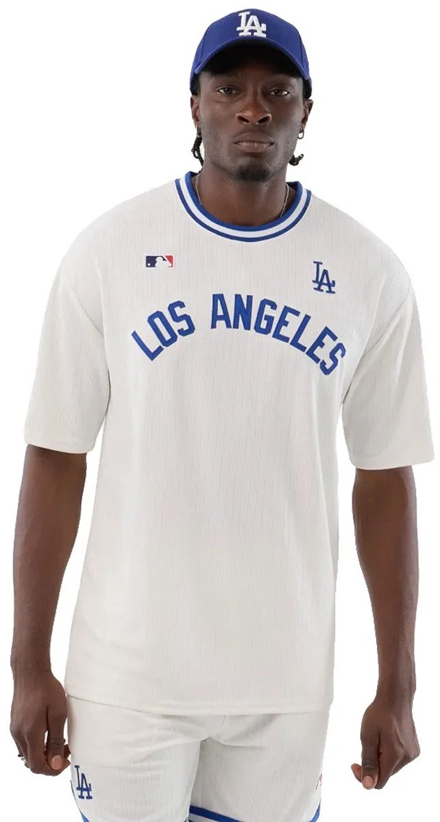 New Era Mlb Arch Los Angeles Dodgers T-shirt Met Korte Mouwen XL Man Wit
