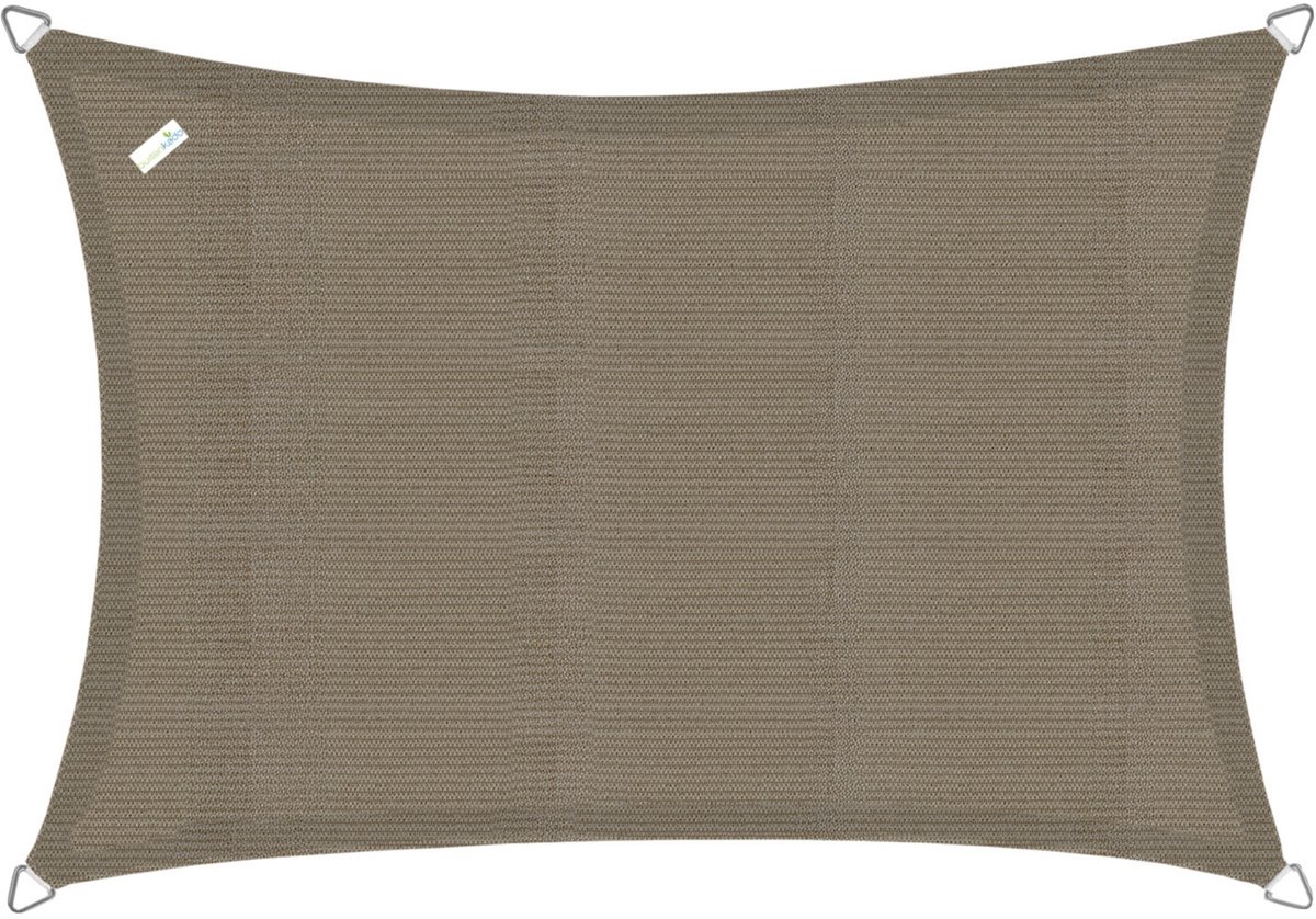 Buitenkado Schaduwdoek rechthoek 2x2.5 - Beige wit