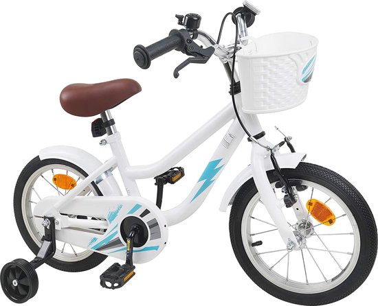 vidaXL - Kinderfiets - 14 - Inch - voor - 3-5 - jaar - oud - Wit van VidaXL — afbeelding 2