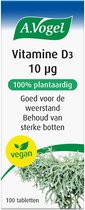 A.Vogel Vitamine D3 10 μg tabletten - Geschikt voor vegetariërs en veganisten - 100 st