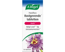 A.Vogel Passiflora Rustgevende sterk tabletten - Helpt lichaam en geest snel tot rust te komen - 30 st