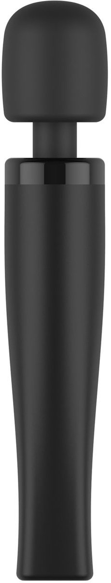 Wandvibrator Small - Clitoris Stimulator - Massageapparaat - 28 Vibratiestanden - 7 Patronen - 4 Intensiteiten - Flexibele Kop - Siliconen - IPX5 Spatwaterdicht - 23 Centimeter - 45 Minuten Gebruik - Reisadapters - Seksspeeltje - Zwart - MyMagicWand