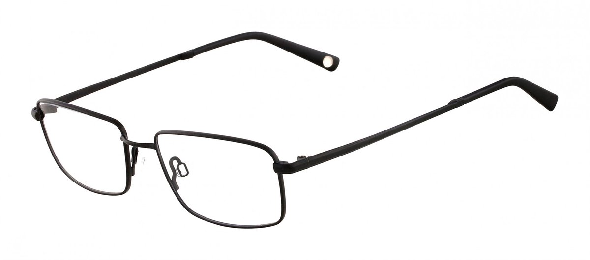 Flexon FLEXON BENEDICT 600 Matte black 53/17/140 MAN Brilmonturen