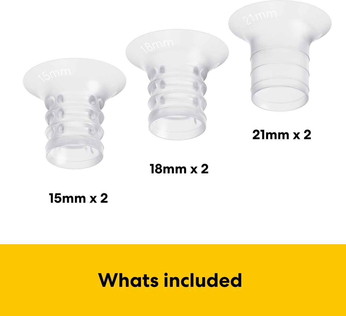 Medela Borstschild Inserts - 6 stuks in 3 maten thumbnail 2