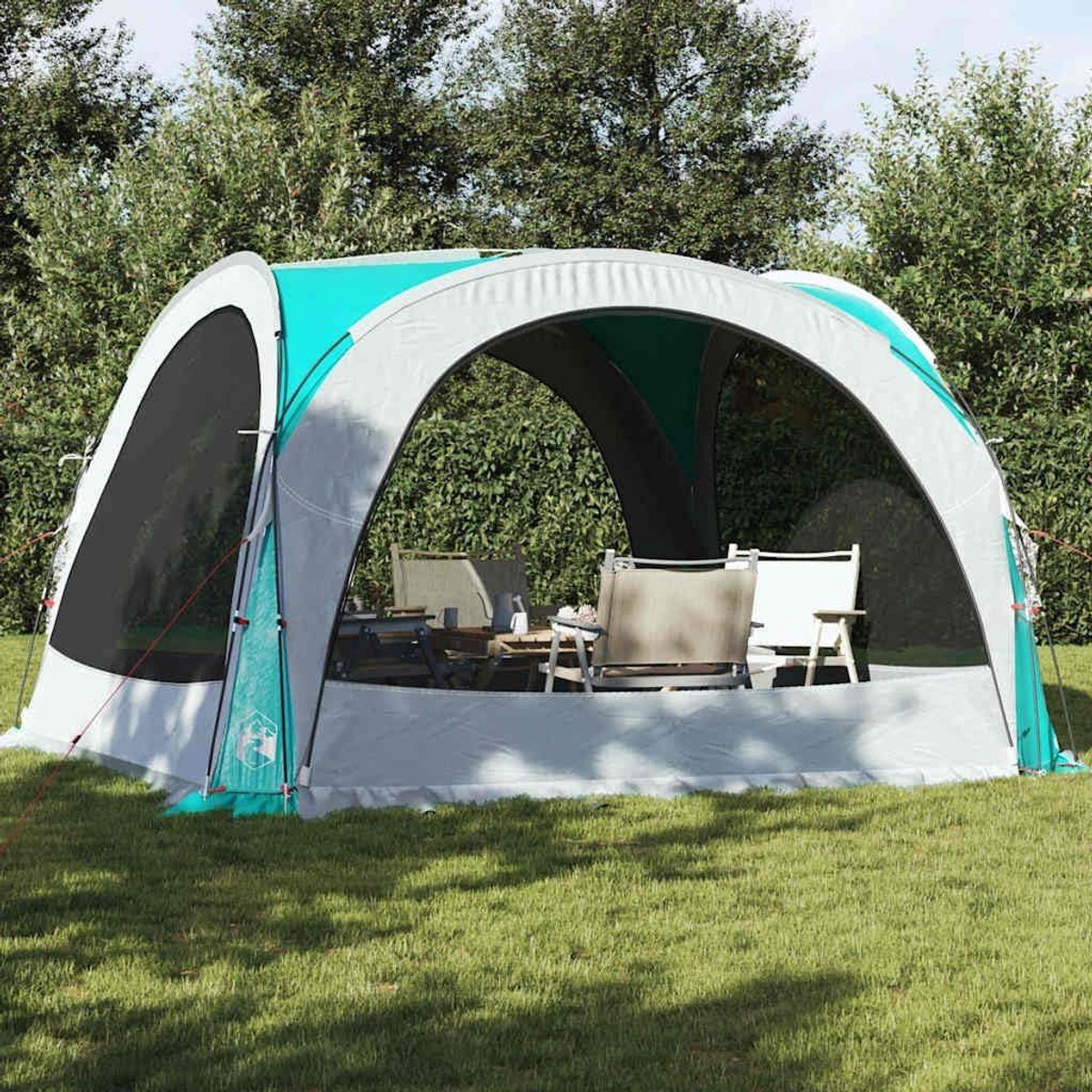Partytent Groen - Feesttent Tuintent - Buitenfeesten Organiseren - Waterdicht Met Ventilatie - 360 x 360 x 215 cm - Groen