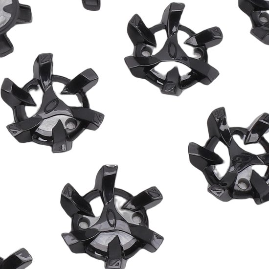 Vervangingsset Schoenplaatjes - Noppen set - Sportieve Prestaties - Verbeterde Grip - 20 stuks - Zwart — afbeelding 2