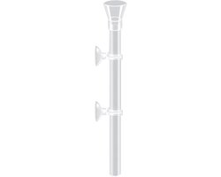 Voederbuis Aquarium - Transparante Feeder - Schoon Voeren - Voorkomt Voedselverspilling - 20 cm - Transparant