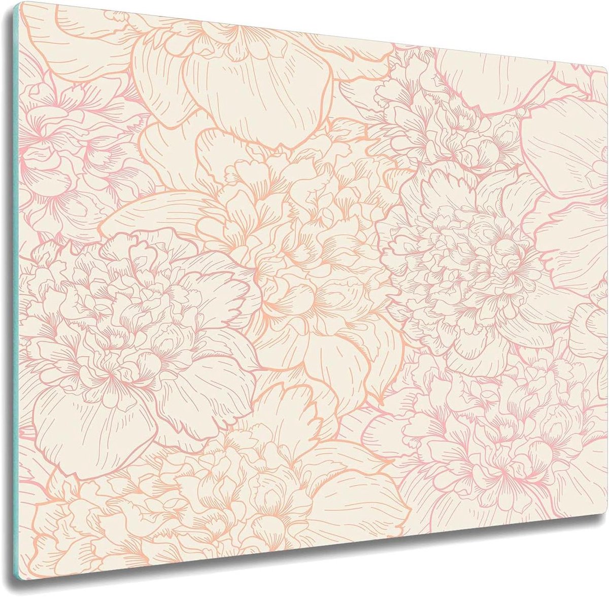Glazen Snijplank - Kookplaatafdekking Keuken - Koken en Serveren - Hittebestendig Gehard Glas - 60x52 cm - Meerdere Kleuren