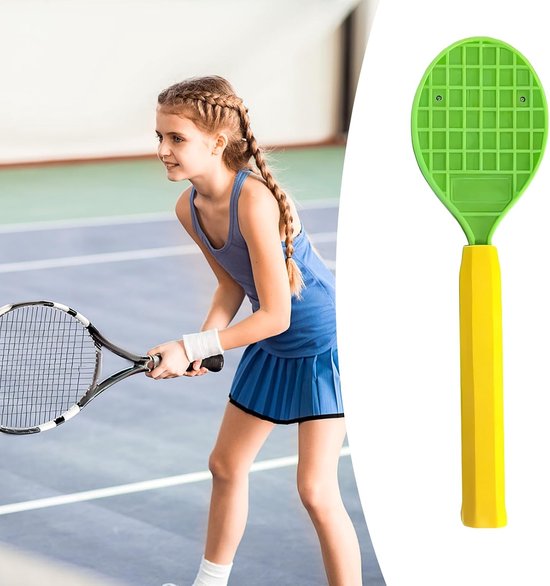 Tennisoefenapparatuur - Swing trainer - Slagverbetering - Draagbaar ontwerp - 35 cm diameter - Niet gespecificeerd — afbeelding 5