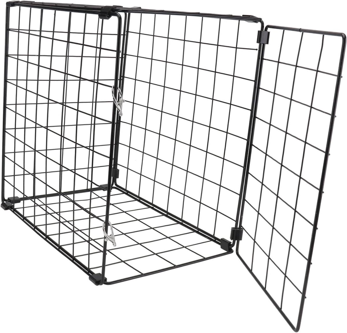 Dierenkooi - Reisbench - Veilig Vervoer - Opvouwbaar Ontwerp - 30x30x20cm - Zwart