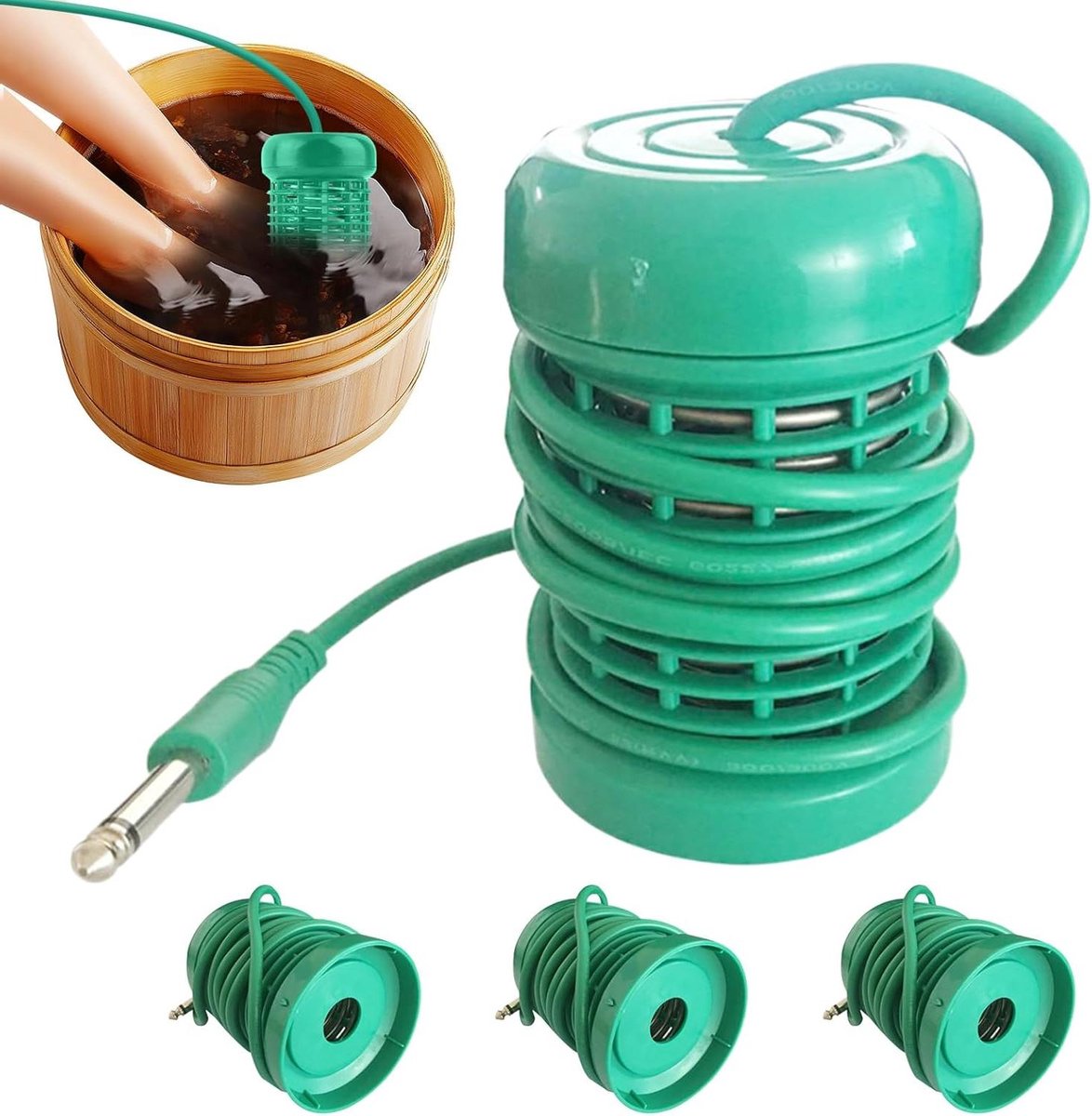 Voetbad Machine Vervanging - Onderhoud Deel - Ontspanning Thuis - Ionenbehandeling Ondersteuning - Diameter 70mm - Zwart