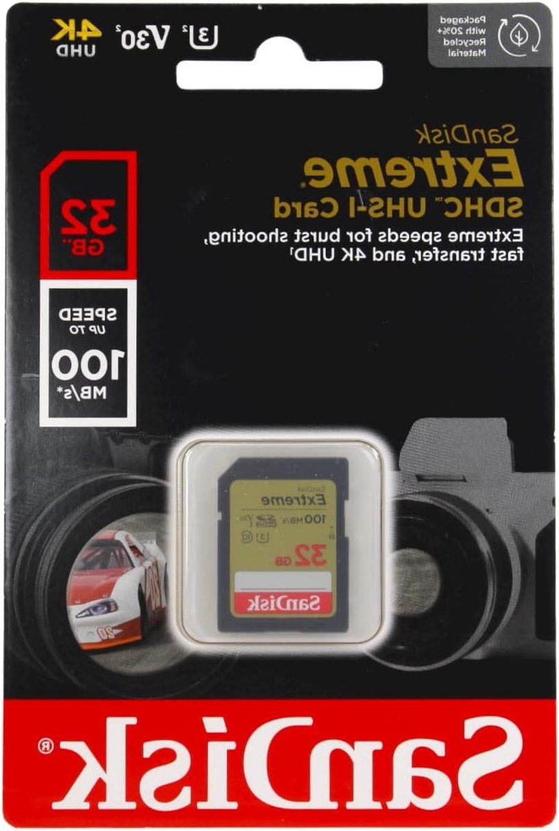 Geheugenkaart - SDHC kaart - Video Opnemen - Snelle Overdracht - 32GB - Geel