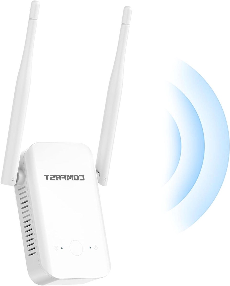 Wifi Versterker - Netwerk Uitbreider - Dode Zones Elimineren - 300 Mbps Snelheid - 2 Antennes - Wit