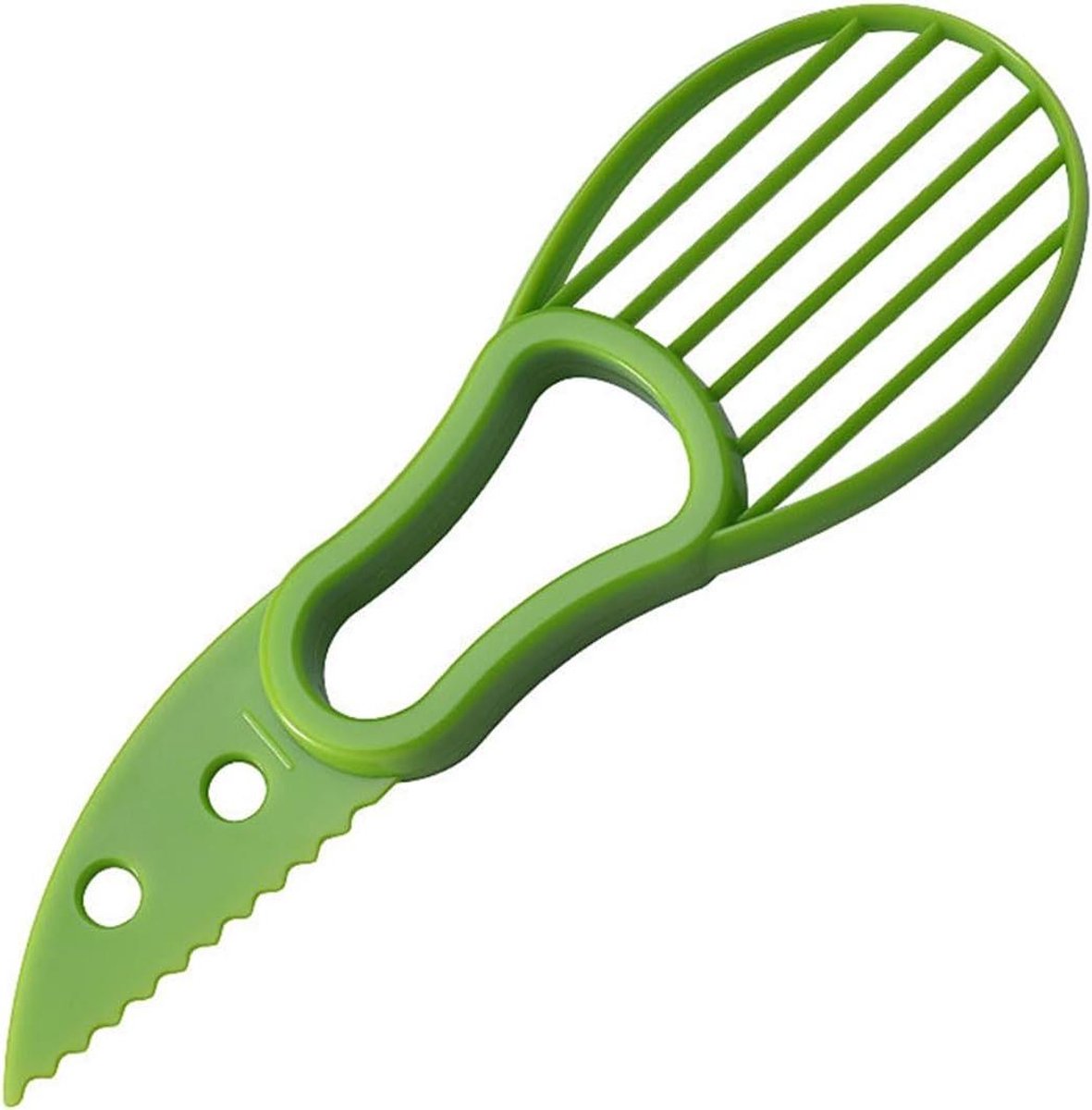 Fruit Snijder - Keuken Gadget - Maaltijd Bereiding - Multifunctioneel Ontwerp - 2 Stuks - Groen