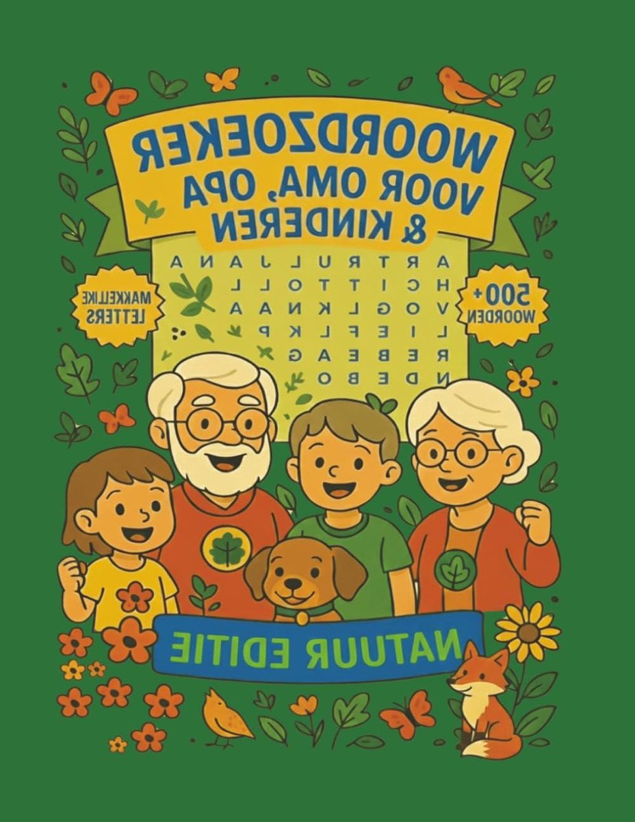 Woordzoeker Puzzelboek - Grote Letters - Ontspanning Thuis - Natuur Thema - 110 Pagina's - Niet Gespecificeerd