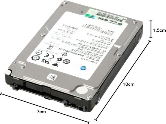 Interne Harde Schijf - SAS Schijf Server - Server Opslag - 15000 RPM Snelheid - 2.5 Inch - Zilver van Interne Harde Schijf — afbeelding 4