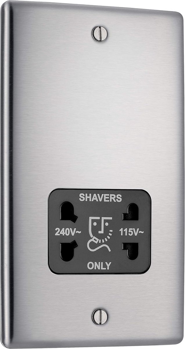 Scheerapparaat 115/230 Volt Omkeerbaar Geborsteld Staal