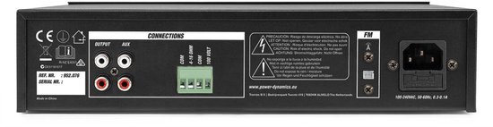 Power Dynamics buiten speakers set van 4 waterdichte mini speakers - Bluetooth en FM radio - Wit — afbeelding 4