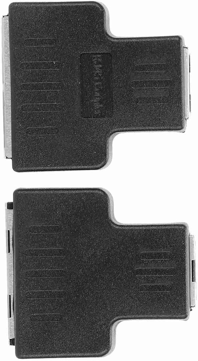 Ethernet Kabel Adapter - Netwerk Splitter - Internet Uitbreiding - 1-In 2-Out Poorten - Compact Formaat - Zwart