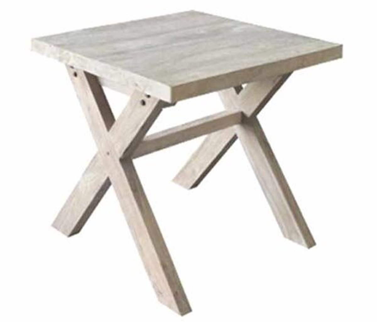 Van der Leeden Tuintafel Ibiza Cross Teak 80x80