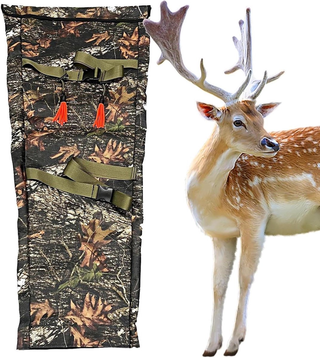 Hertenvoederbak - Voerstation Buiten - Wild Lokken - Antiaanbaklaag - 30-40 kg capaciteit - Natuurlijk camouflage