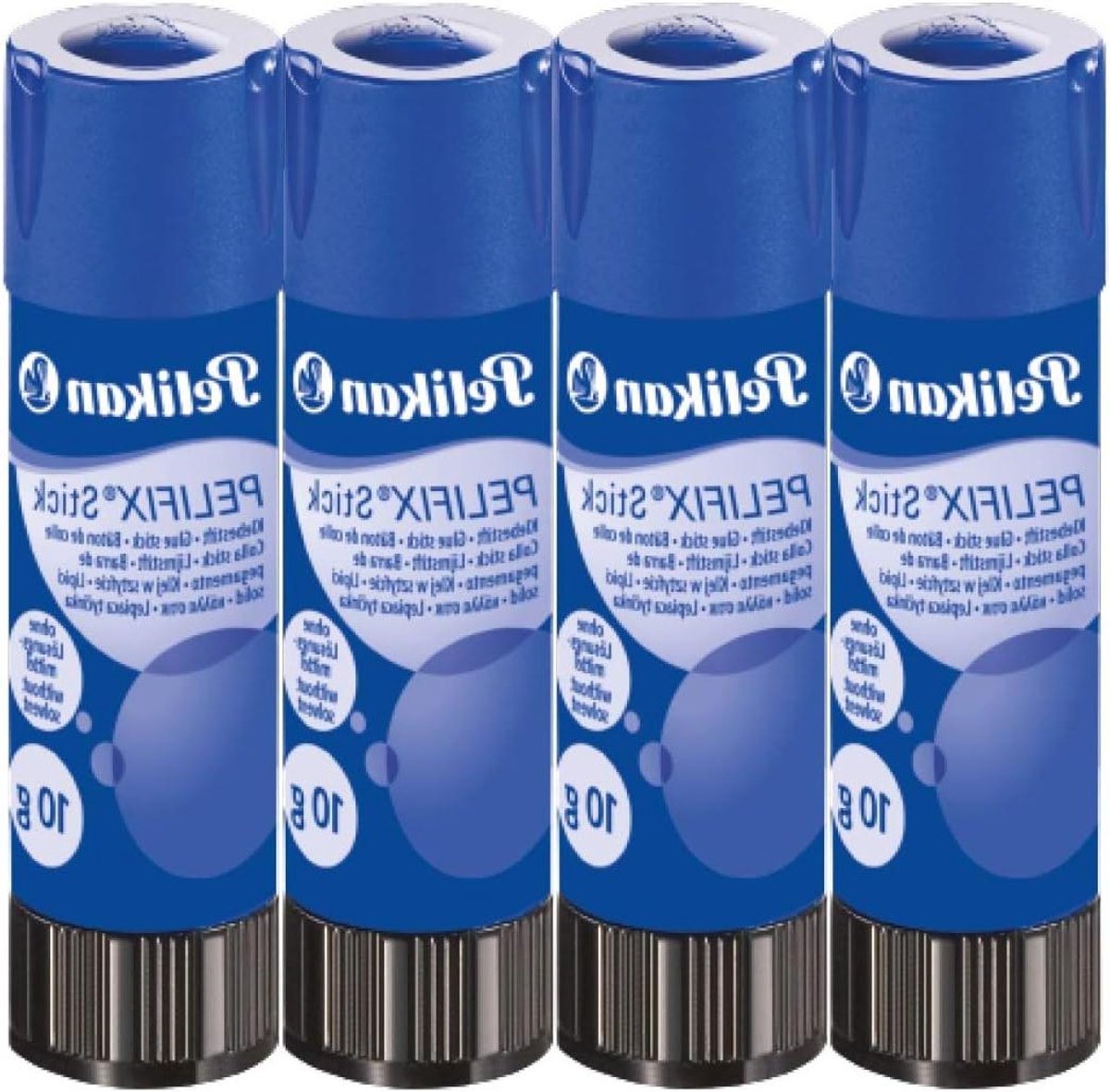 Lijmstift - Plakstift - Knutselen school - Oplosmiddelvrij - 4 stuks - Wit