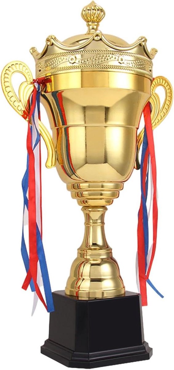 Trofee Beker - Metalen Aandenken - Sportkampioenschappen - Betekenis van Succes - 50 cm - Goud