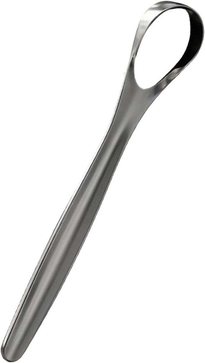 Tongschraper - Tongreiniger - Mondhygiëne - Ergonomisch handvat - 27x143cm - RVS