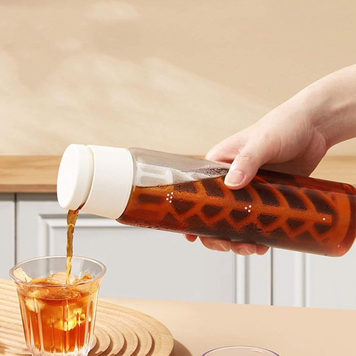 Drip Koffiezetapparaat voor Koud Brouwen, 550ml Draagbaar