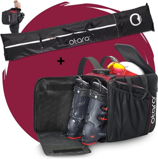 Premium XL Skitas met Apart Helmvak voor Ski- en Snowboarduitrusting