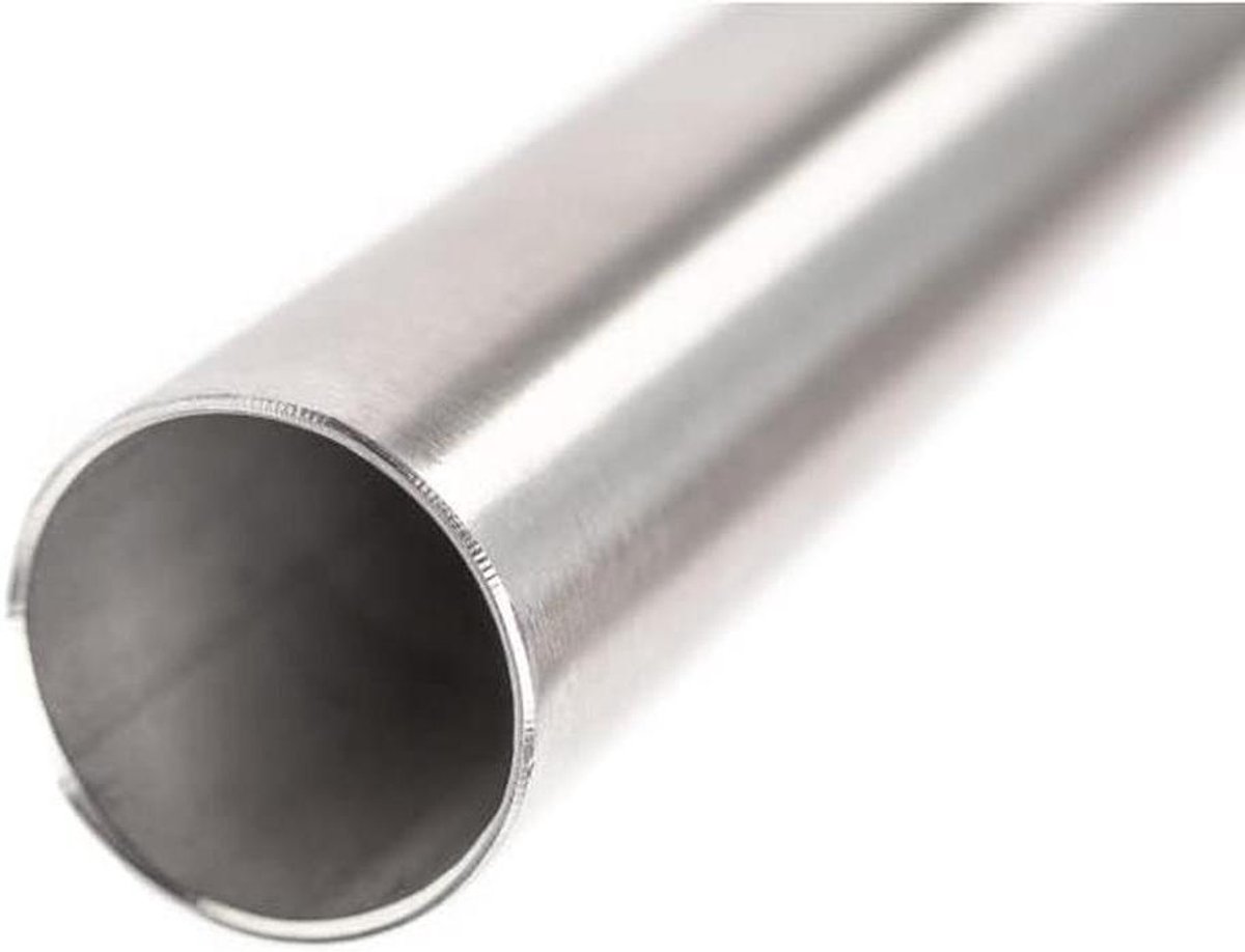 Roestvrij stalen buis - Metalen pijp - Onderdelen vervangen - Type 304L staal - 54 x 1.5 mm - Zilverkleurig