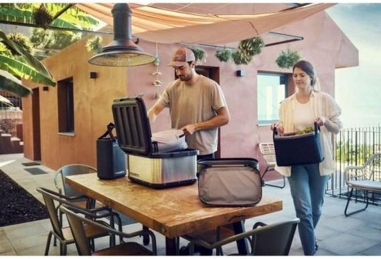 Draagbare Koelbox - Isolatie Opbergbox - Buiten Activiteiten - Elektrisch Aangedreven - 20 Liter - Grijs — afbeelding 4