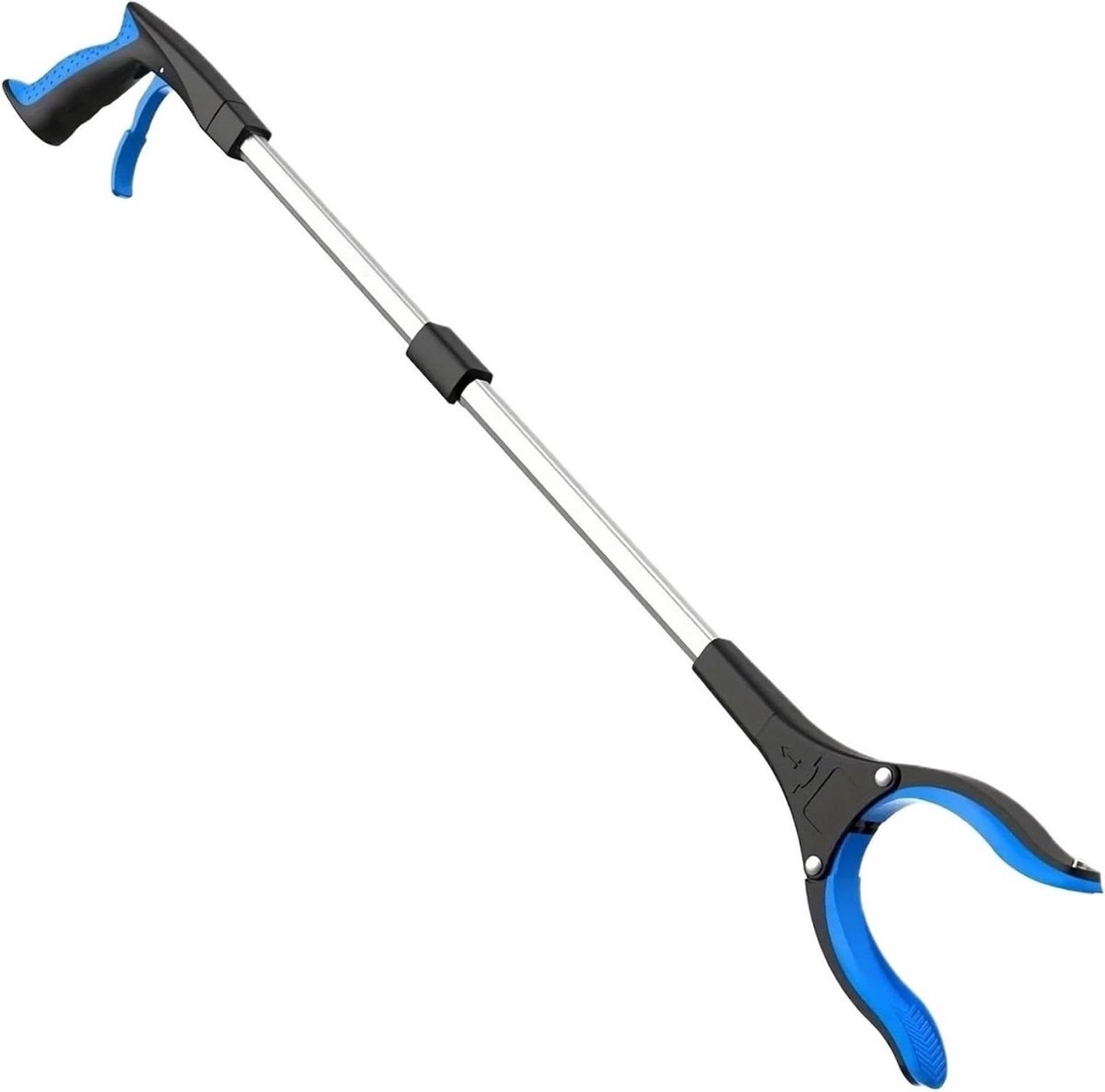 Afvalprikker - Grijpstok Opvouwbaar - Afval Oppakken - Uitschuifbaar tot 81cm - 43cm Opgevouwen - Blauw