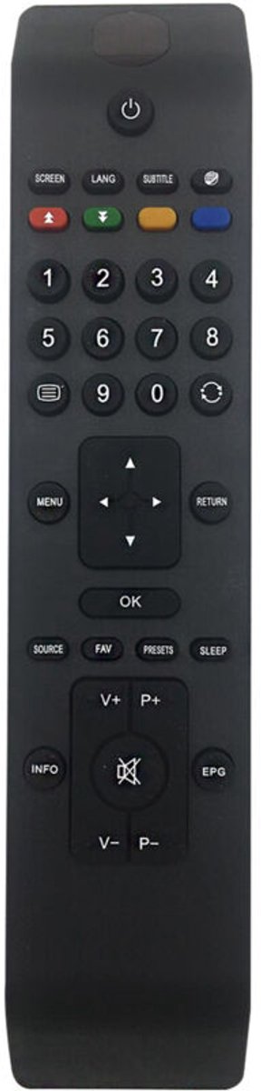 Geschikt voor de VESTEL RC3902 tv-afstandsbediening.