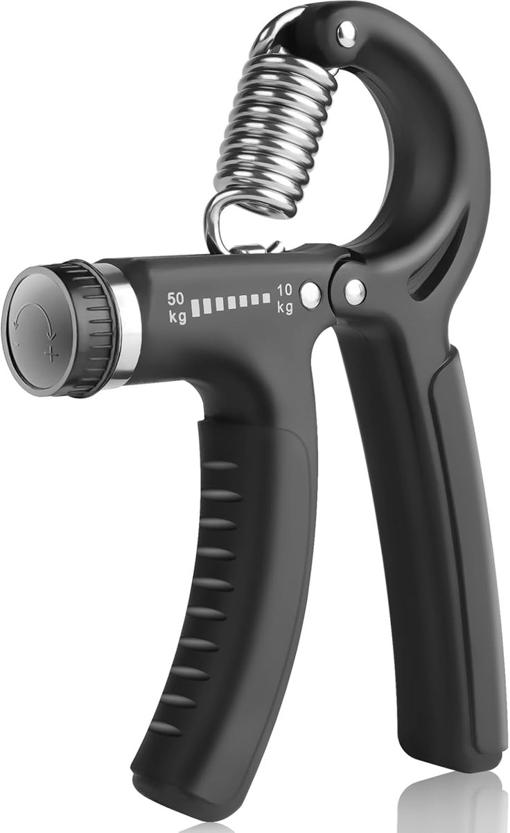 Zandarix Handtrainer - Handtrainingsapparaat - Vingertrainer - Trainingsapparaat - Fitness van 10 kg - 50 kg - Zwart
