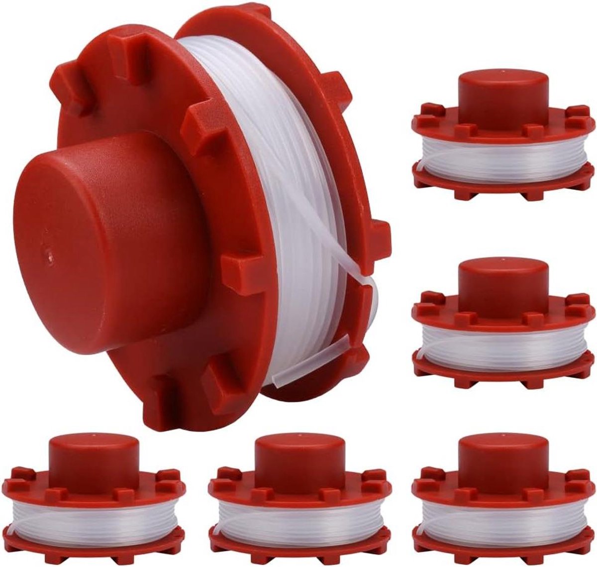 Draad Spoelen - Nylon Spoelen - Gazon Onderhoud - Eenvoudige Installatie - 6 Stuks - Niet Gespecificeerd