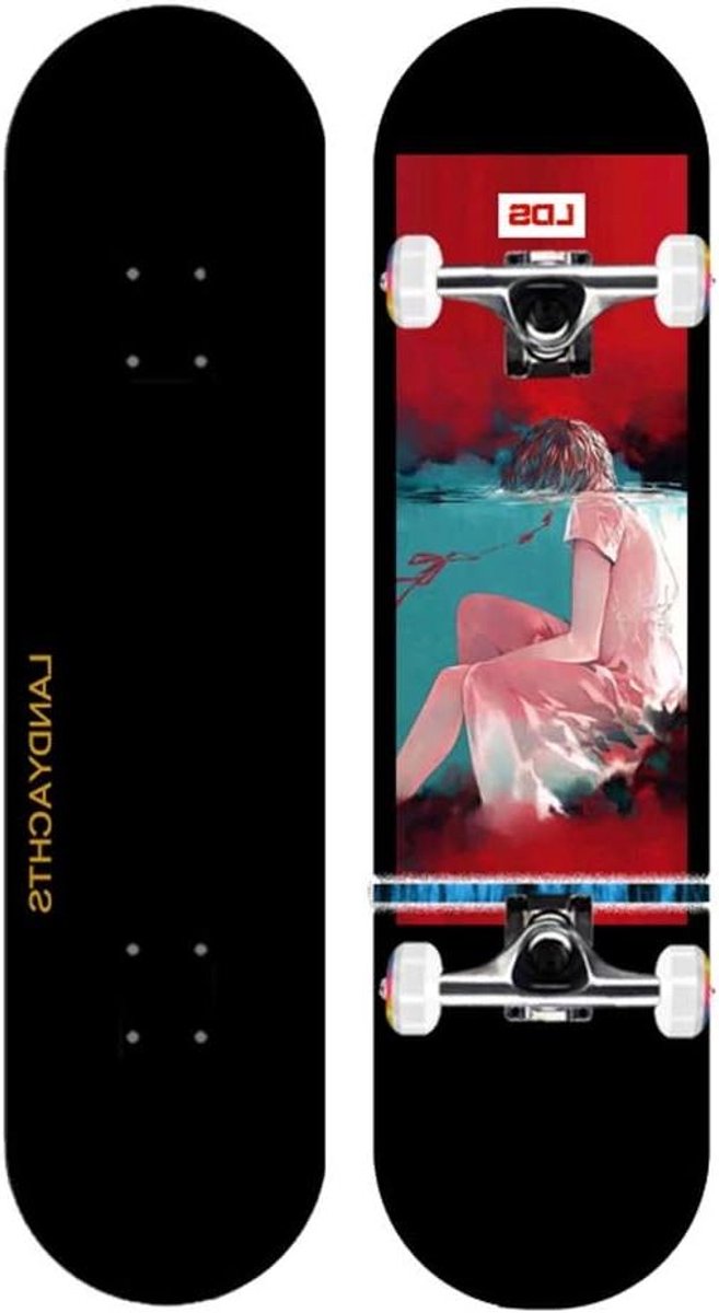 Skateboard Longboard Balans Training 7 Lagen Esdoorn 79x20x14cm