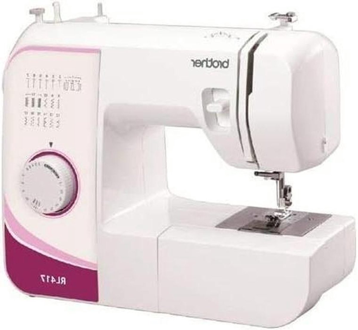 Naaimachine - Mechanische machine - Kleding Maken - 17 Basisfuncties - 59 Kilogram - Wit