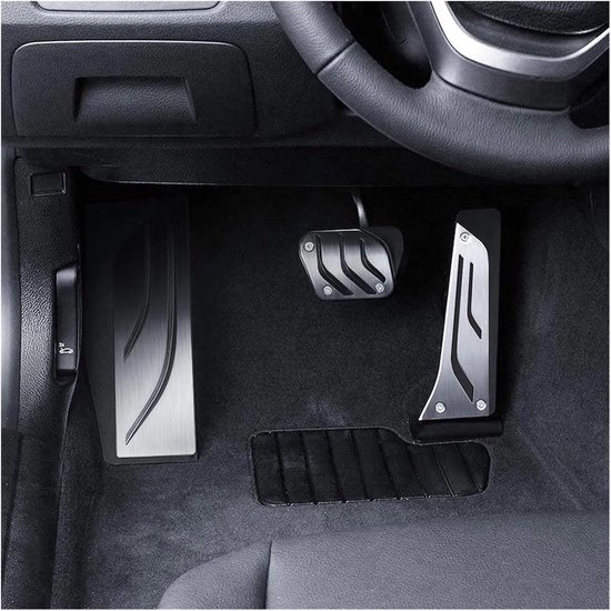 Pedaal Covers - Auto Interieur - Veiliger Rijden - Geen Boor Montage - 3 Stuks - Zwart — afbeelding 2